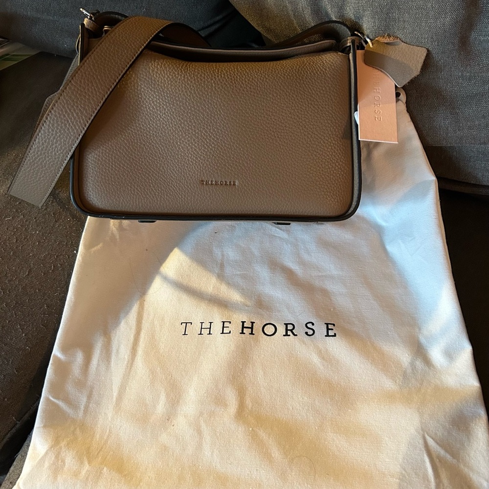 The Horse Clementine Pebble Leather Shoulder Bag